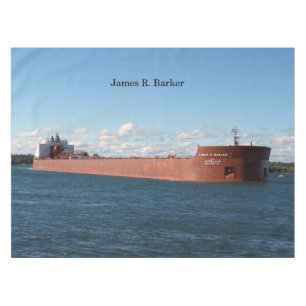 James R. Barker table cloth