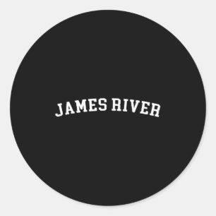 James River Classic Round Sticker