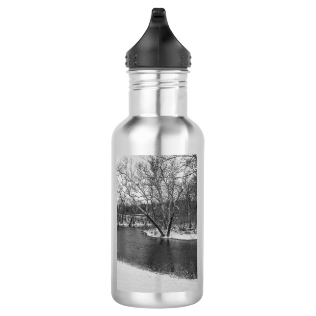 James River Cuts Back Grayscale Water Bottle (Right)