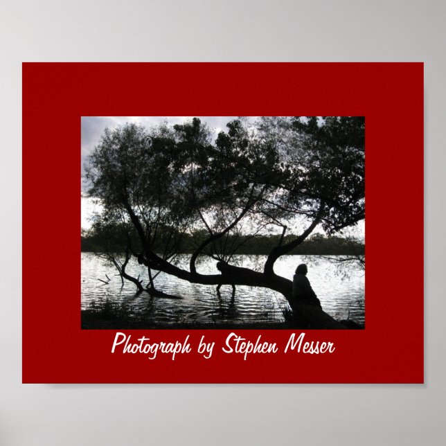 James River in Silhouette Poster (Front)