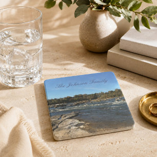 James River Rapids Scenic Stone Coaster