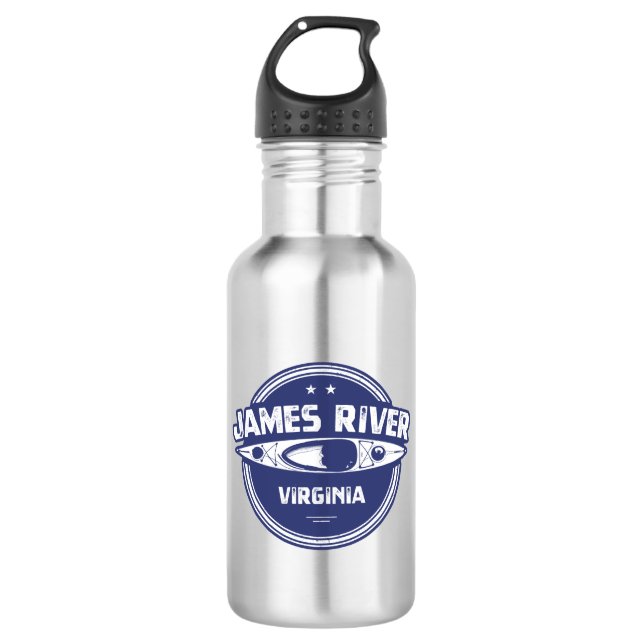 James River Virginia Kayaking 532 Ml Water Bottle (Front)