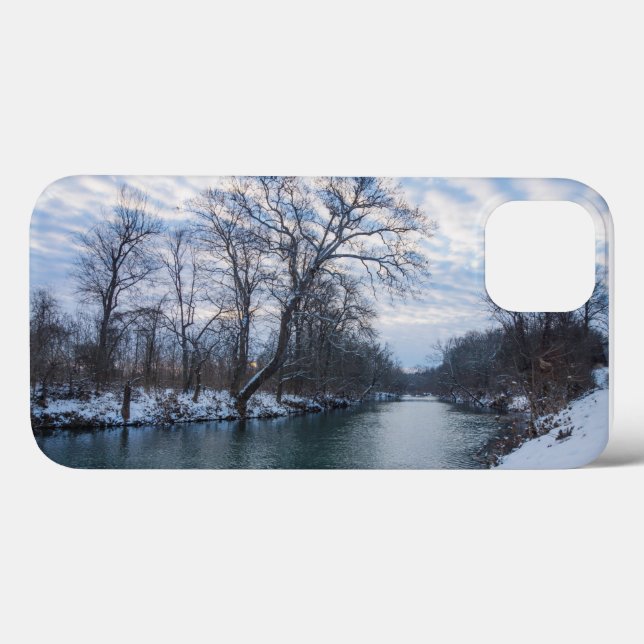 James River Winter Case-Mate iPhone Case (Back (Horizontal))