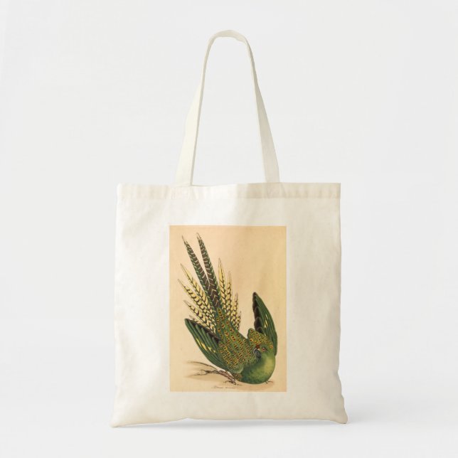 James Sowerby Ground Parrot, Psittacus terrestris  Tote Bag (Front)