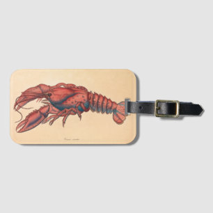 James Sowerby Serrated Lobster Luggage Tag