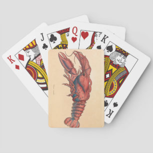 James Sowerby Serrated Lobster Playing Cards