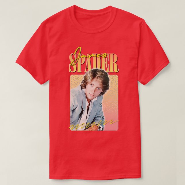 James Spader 80s Retro Style Fan Design T-Shirt (Design Front)