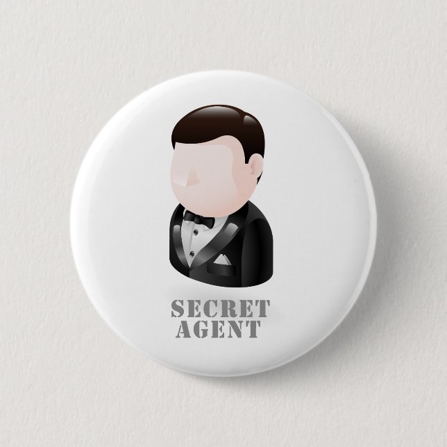 james   style character 6 cm round badge (Front)