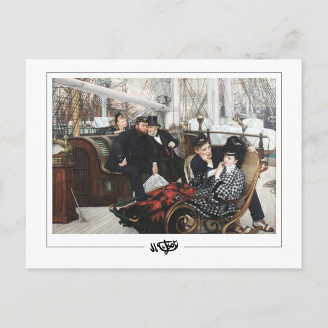James Tissot #445 - Fine Art Postcard (Front)