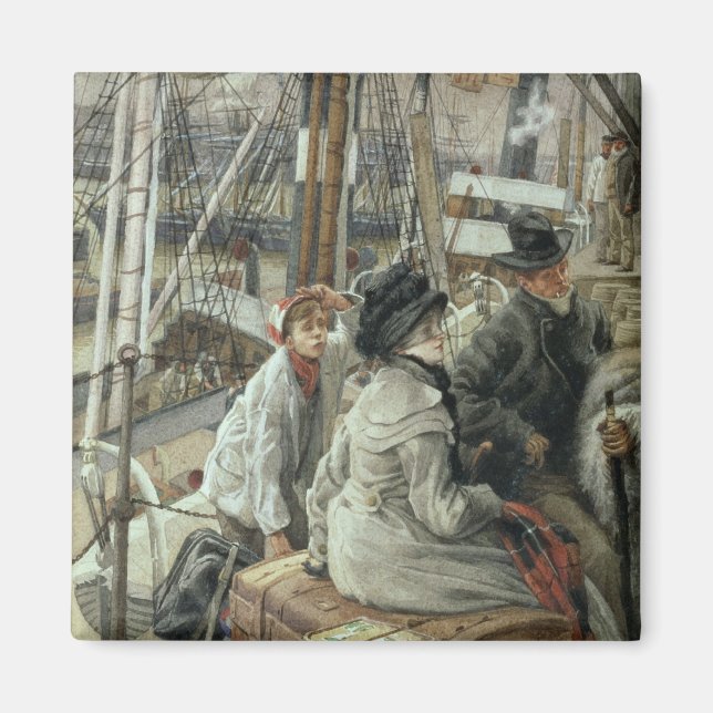 James Tissot | By Water, c.1881-2 Magnet (Front)