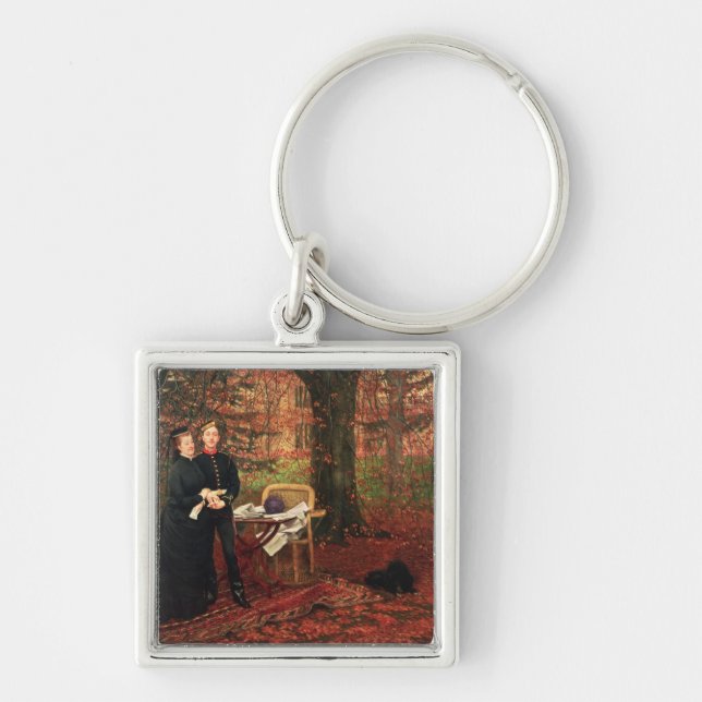 James Tissot | Empress Eugenie & Eugene-Louis Napo Key Ring (Front)