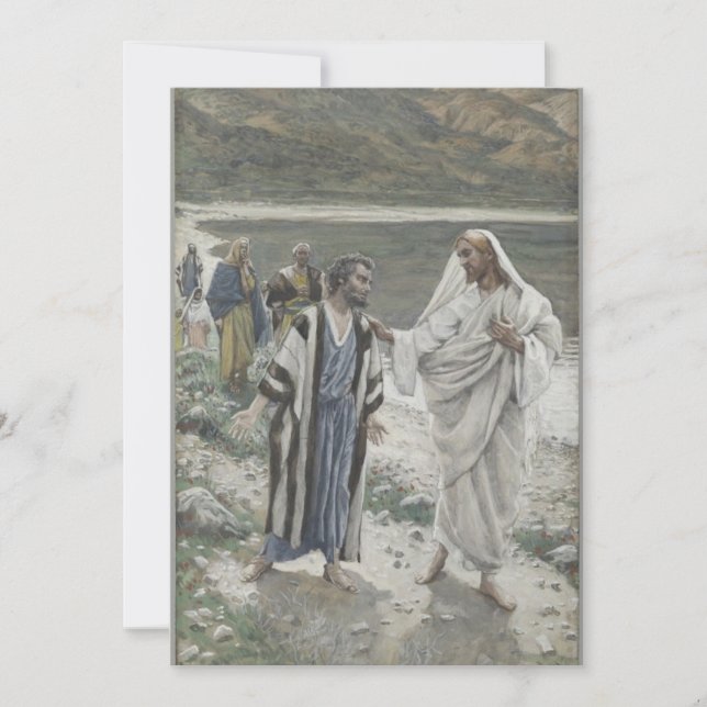 James Tissot - Feed My Lambs Invitation (Front)