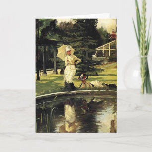James Tissot-In an English Garden Card