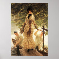 James Tissot On The Thames Poster