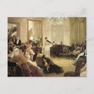 James Tissot Painting Postcard