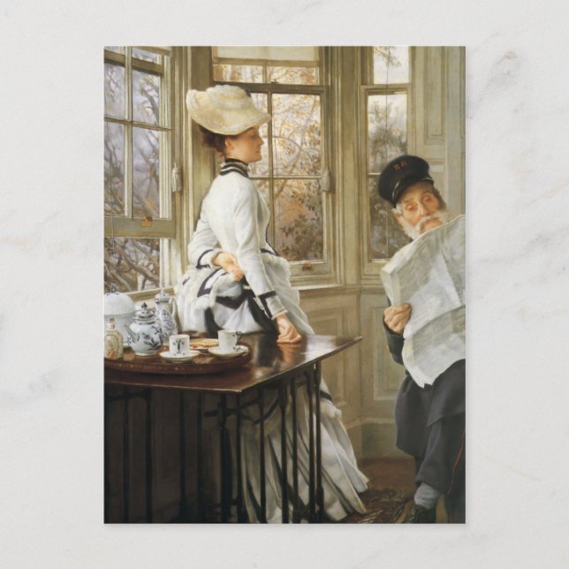 James Tissot Painting Postcard (Front)