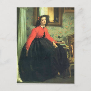 James Tissot- Portrait of Mlle. L.L. Postcard