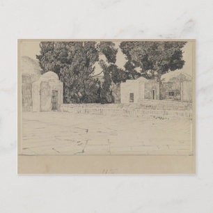 James Tissot: Rear of the Mosque of Omar Postcard