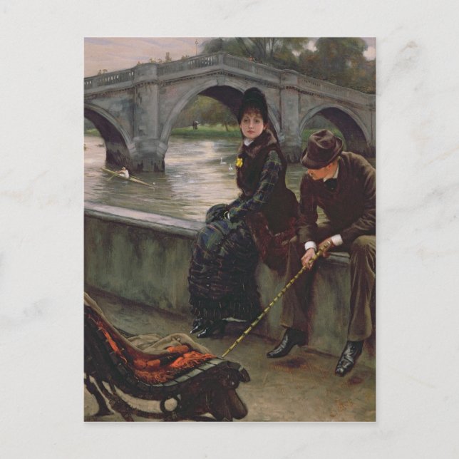 James Tissot | Richmond Bridge, c.1878 Postcard (Front)