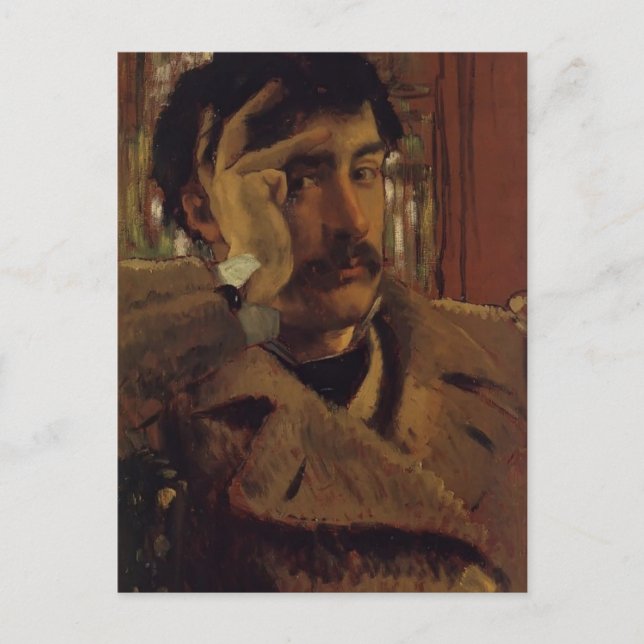 James Tissot- Self Portrait Postcard (Front)