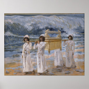 James Tissot - The Ark Passes Over the Jordan Poster