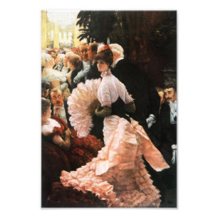 James Tissot The Political Lady Print