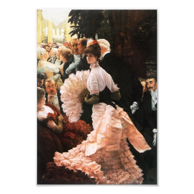 James Tissot The Political Lady Print (Front)