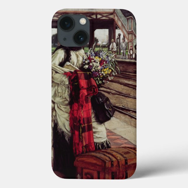 James Tissot | Waiting at the Station Case-Mate iPhone Case (Back)