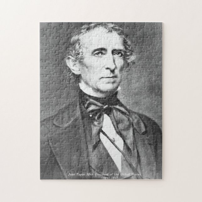 James Tyler 10th President of America. Jigsaw Puzzle (Vertical)
