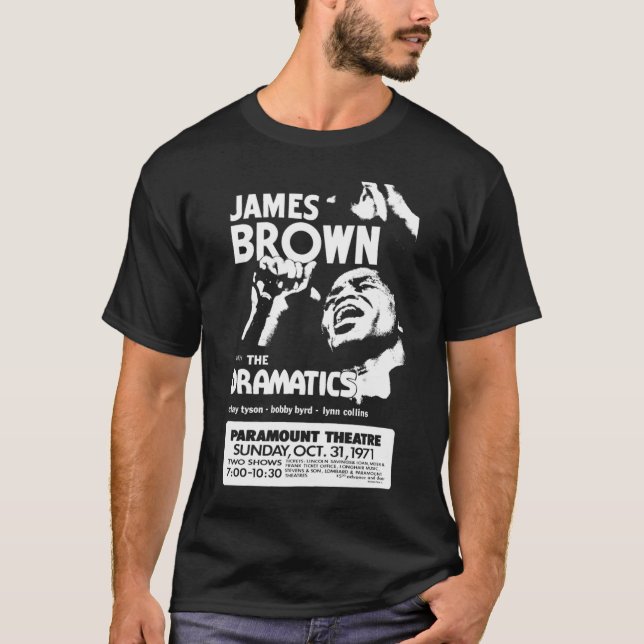 James Vintage Brown Concert Retro132 T-Shirt (Front)