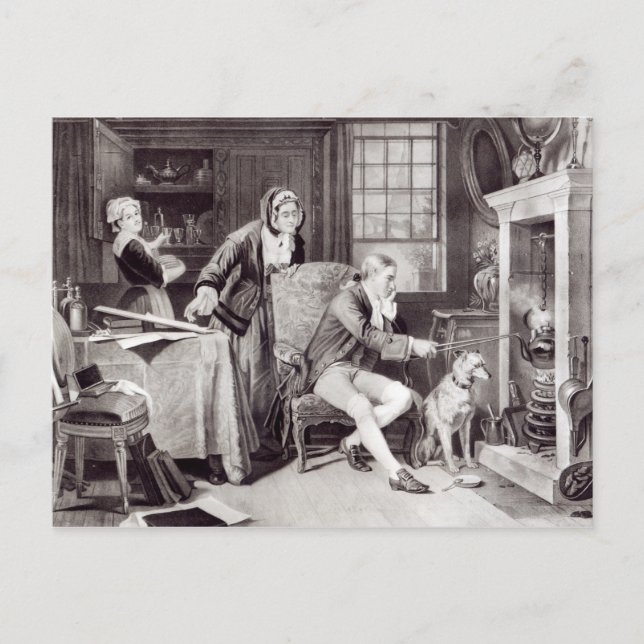 James Watt  Playing with Steam Postcard (Front)