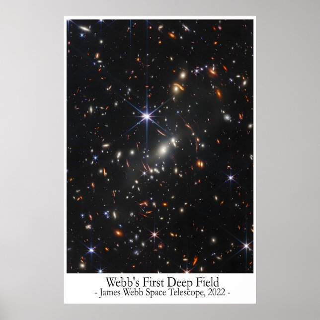 James Webb Deep Field Photograph Space Wall Art (Front)