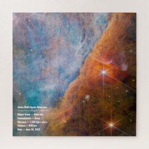 James Webb Orion Constellation Bar (NIRCam Image) Jigsaw Puzzle