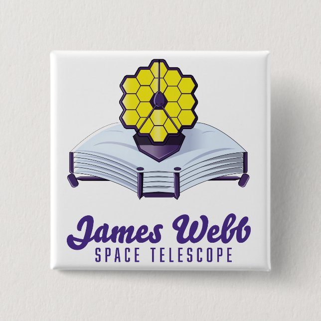 James Webb Space Telescope. Button (Front)