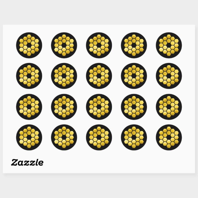 James Webb Space Telescope  Classic Round Sticker (Sheet)