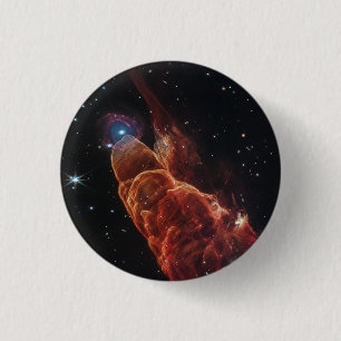 James Webb Space Telescope Cosmic Tornado 3 Cm Round Badge