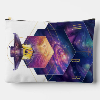 James Webb Space Telescope Illustration Art Accessory Pouch