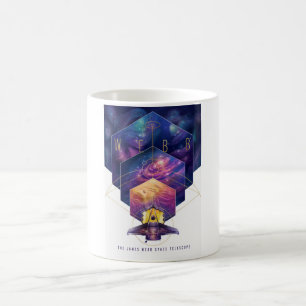 James Webb Space Telescope Illustration Art Coffee Mug