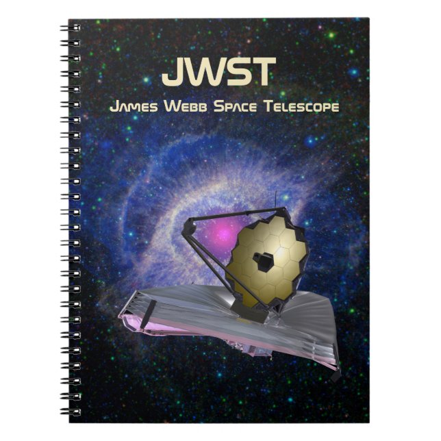 James Webb Space Telescope JWST Notebook (Front)