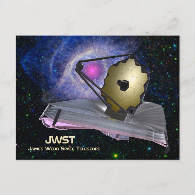 James Webb Space Telescope JWST Postcard (Front)