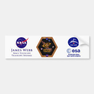 James Webb Space Telescope NASA Patch Bumper Sticker