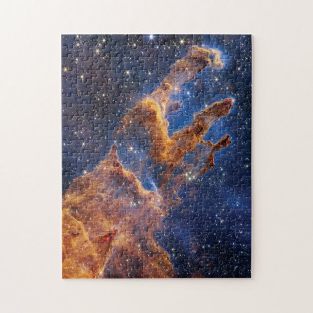 James Webb Space Telescope Pillars of Creation Jigsaw Puzzle (Vertical)
