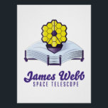 James Webb Space Telescope. Poster<br><div class="desc">James Webb Space Telescope,  JWST beautiful space art.</div>