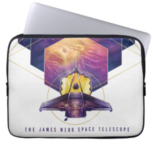 James Webb Space Telescope Poster. Laptop Sleeve