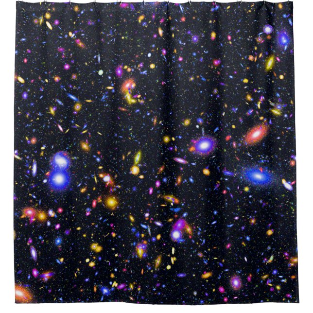 James Webb Space Telescope Simulation - Pop Art Shower Curtain (Front)