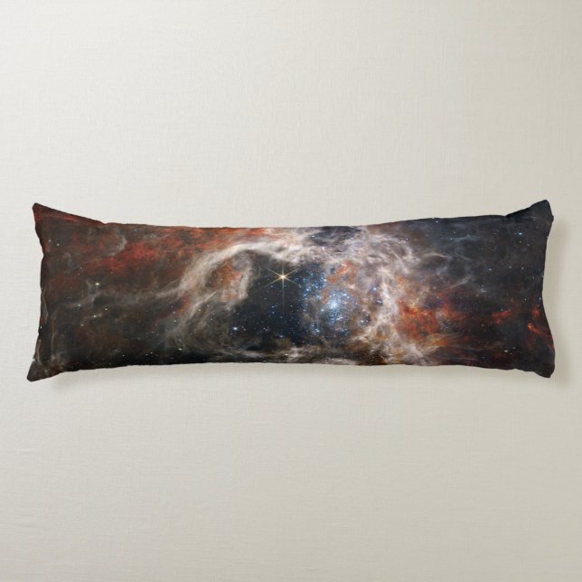 James Webb Tarantula Nebula Hi-Res Image 2022 Body Cushion (Front)