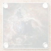 James Webb Tarantula Nebula Hi-Res Image 2022 Glass Coaster (Back)