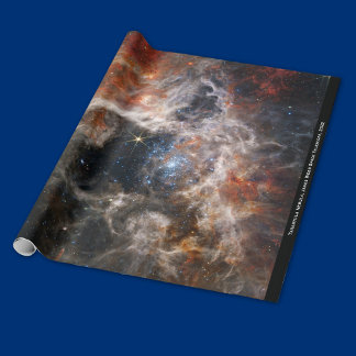 James Webb Tarantula Nebula Hi-Res Image 2022 Wrapping Paper