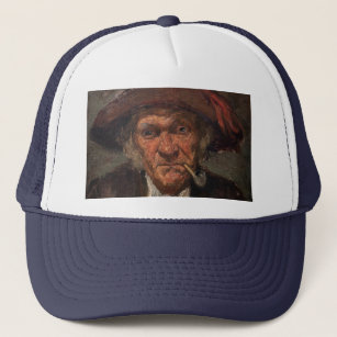 James Whistler - Man Smoking a Pipe Trucker Hat