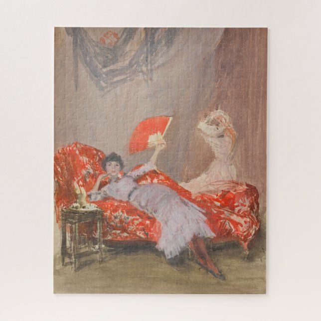 James Whistler - Milly Finch Jigsaw Puzzle (Vertical)